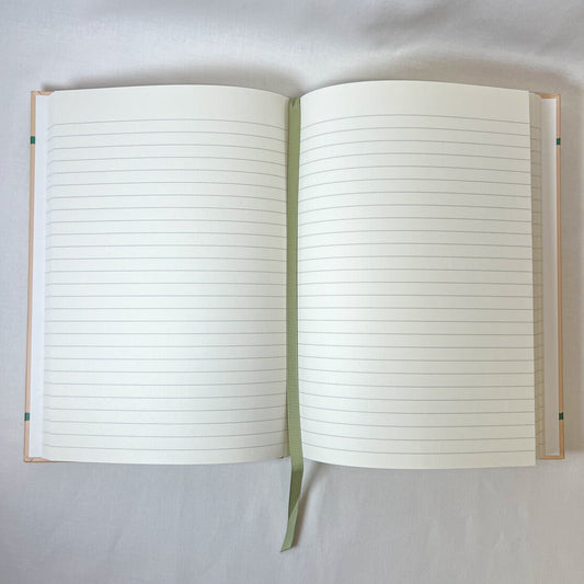 Quilted Floral Hardcover Lined Notebook