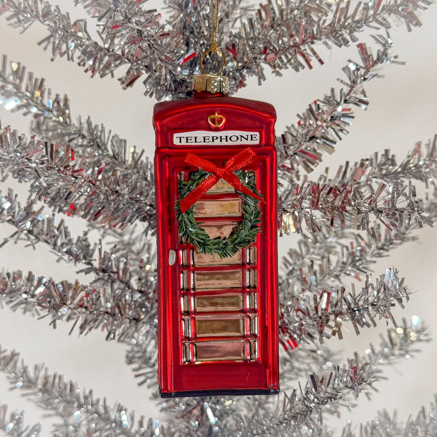 Telephone Booth Ornament