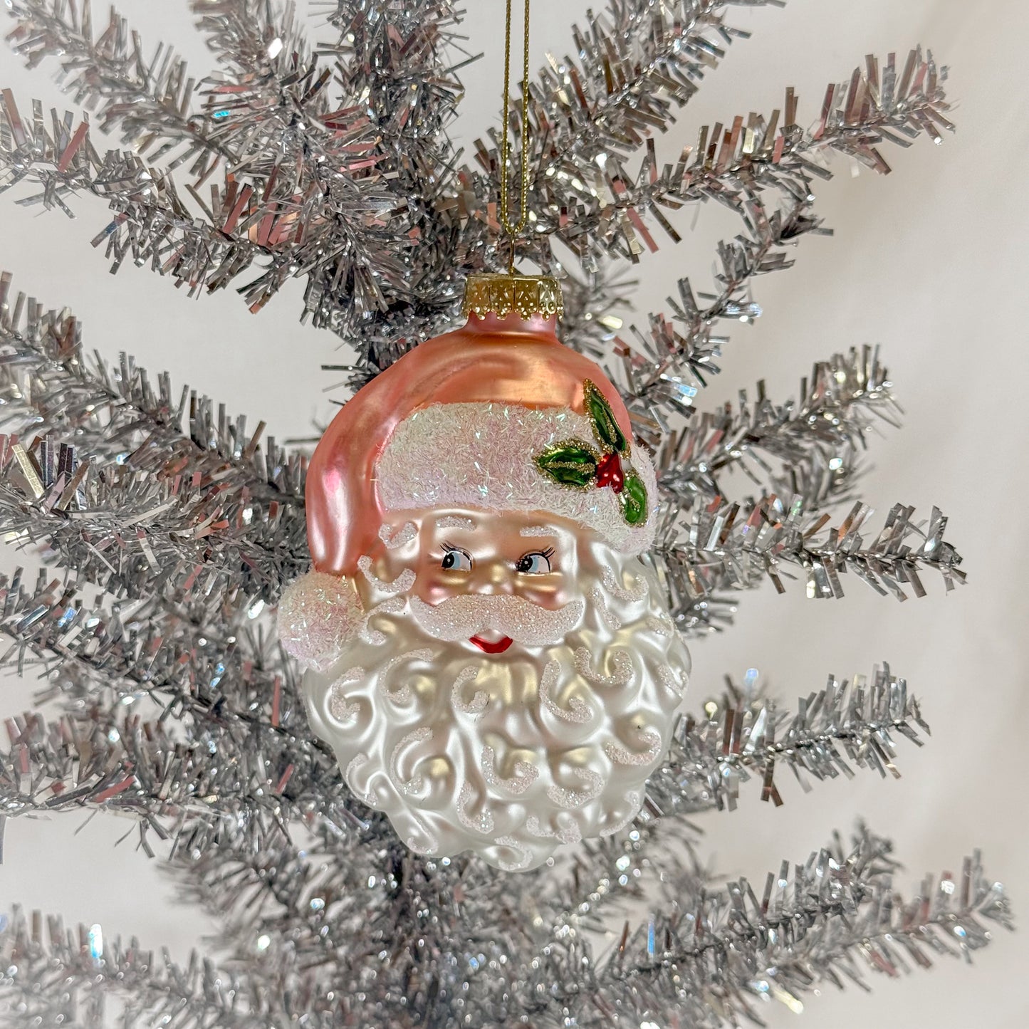 Flirty Santa Ornament