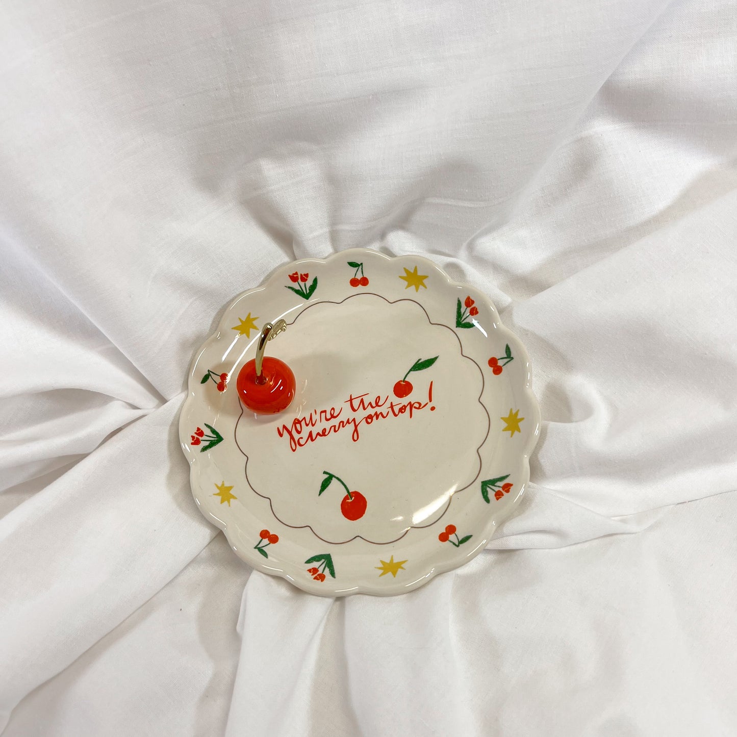 Cherry On Top Trinket Tray