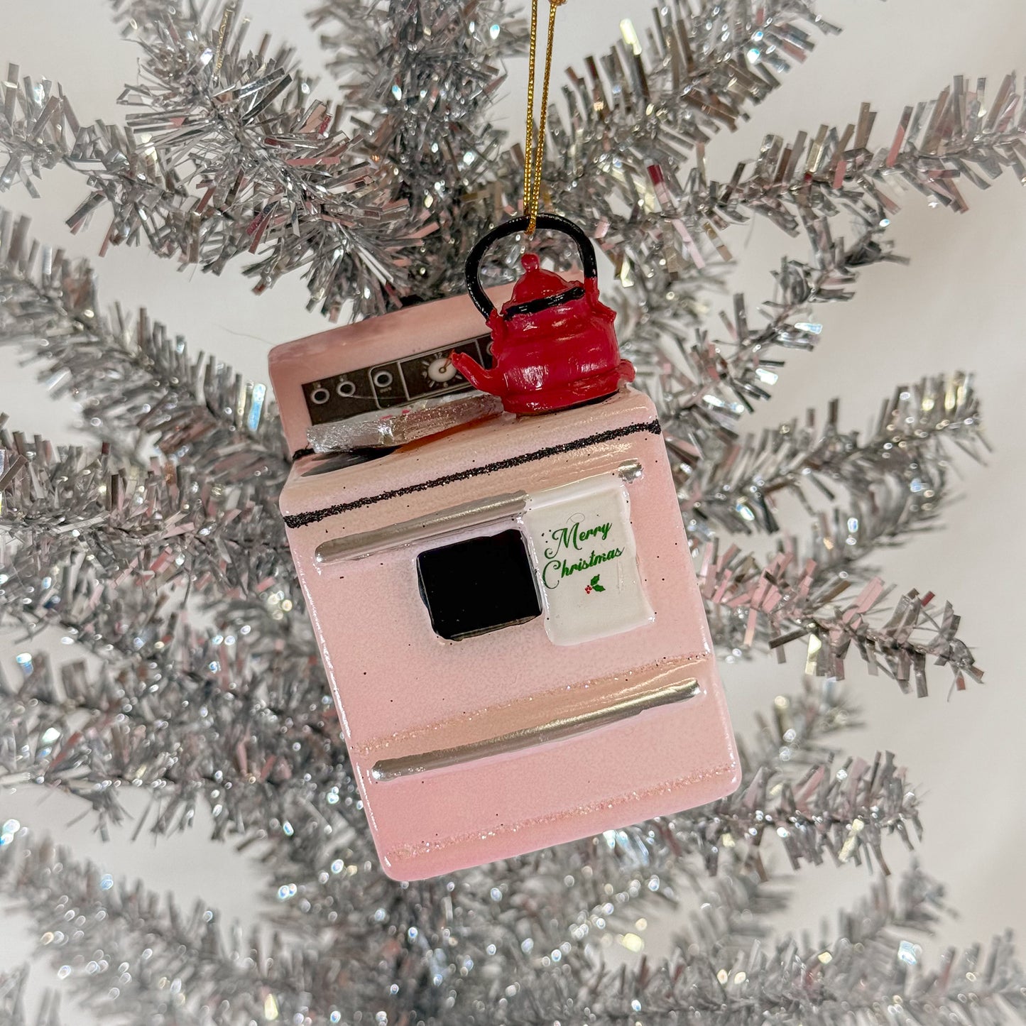 Vintage Oven Christmas Ornament