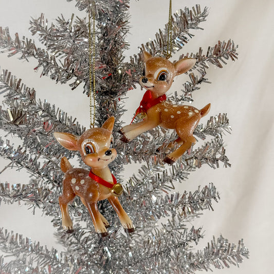 Vintage Jingle Deer Ornament