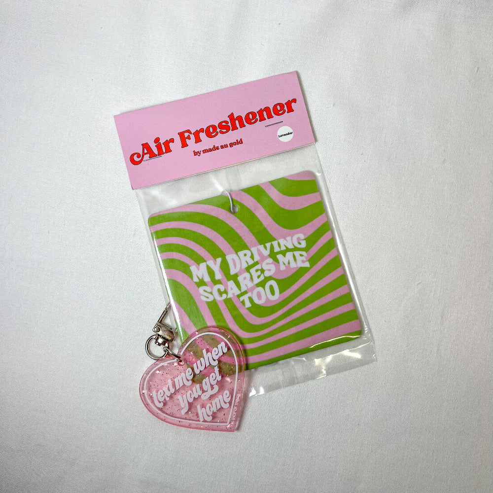 Text Me When You Get Home Keychain