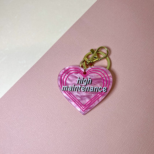 High Maintenance Keychain