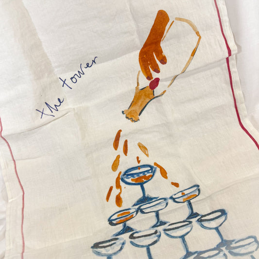 The Tower Linen Tea Towel