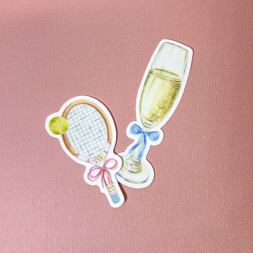 Vintage Tennis Vinyl Sticker