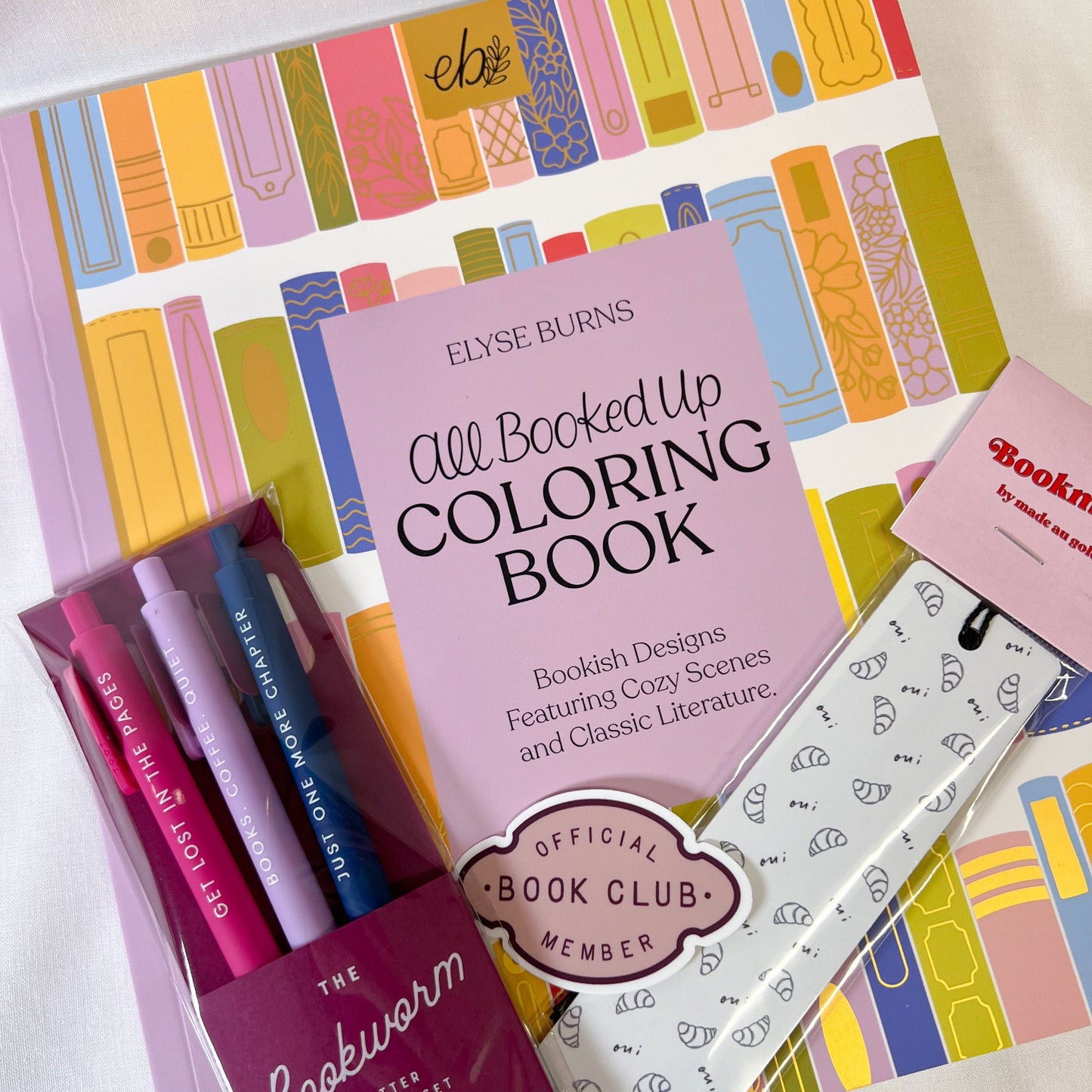 All Booked Up Coloring Book