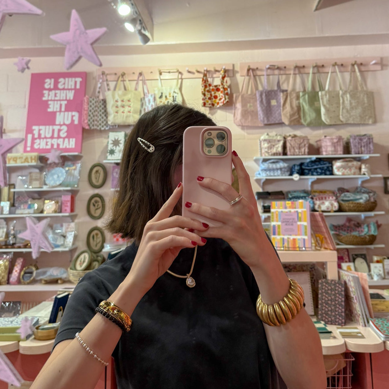 Polka Dot Snap Clip Set