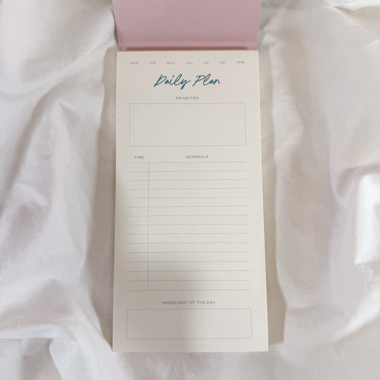 The Daily Plan Swan Notepad