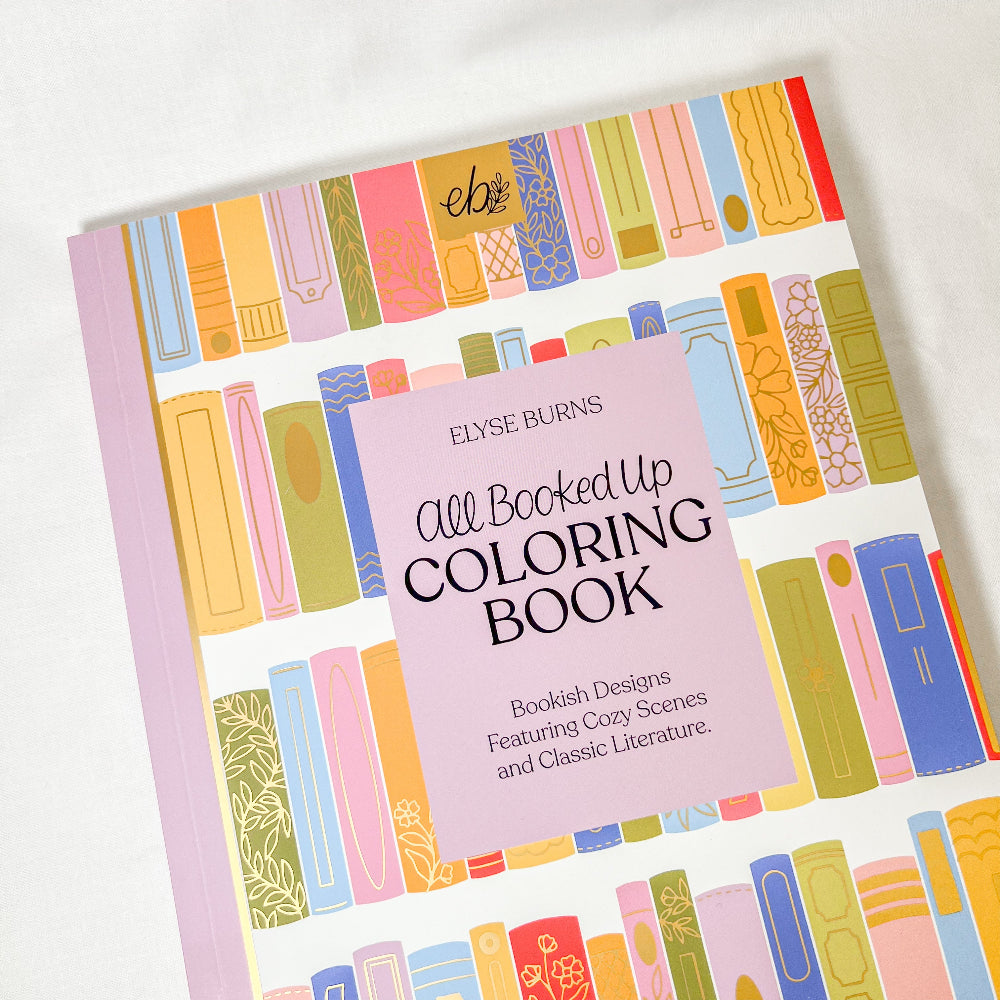 All Booked Up Coloring Book
