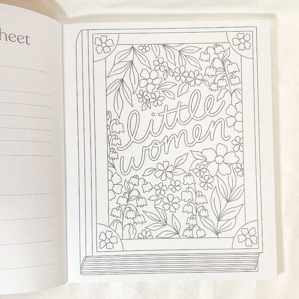 All Booked Up Coloring Book