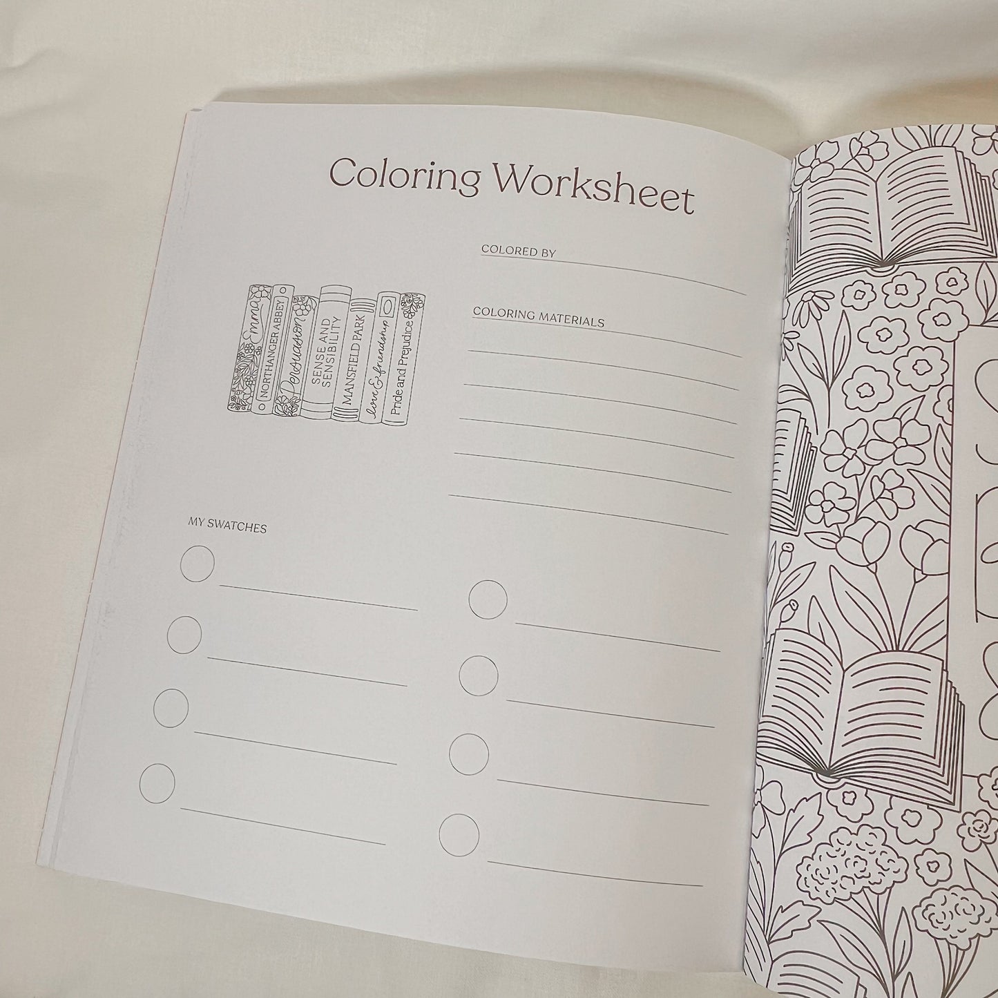 All Booked Up Coloring Book