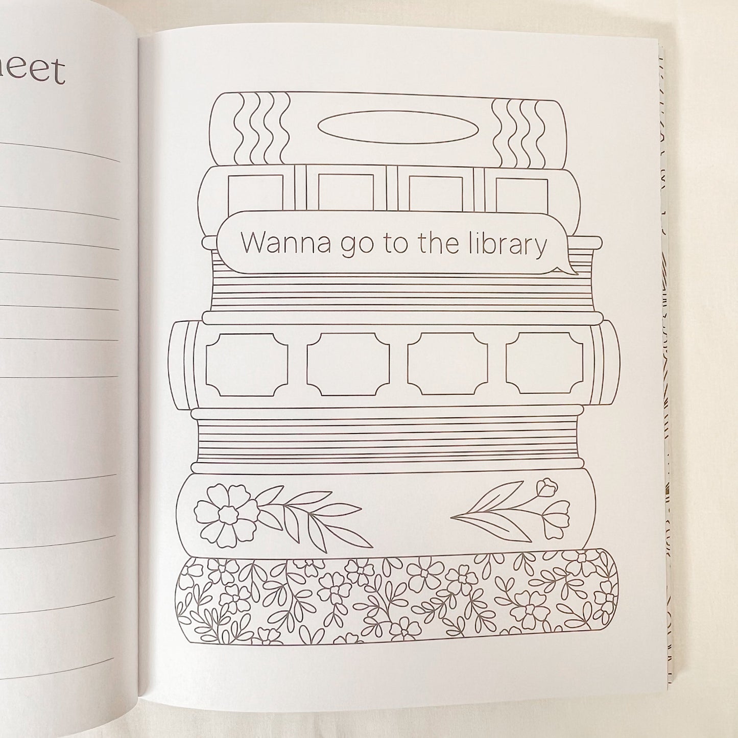 All Booked Up Coloring Book