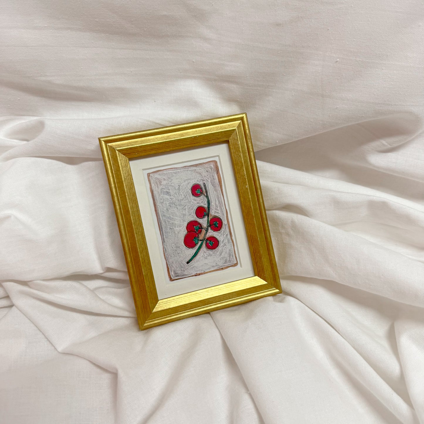 Tomato Vine Mini Framed Wall Art
