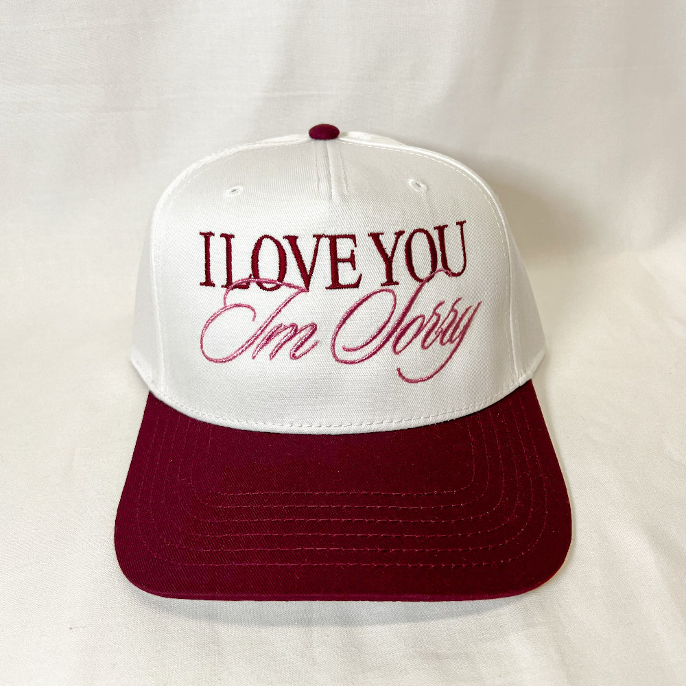 I Love You I'm Sorry Trucker Hat