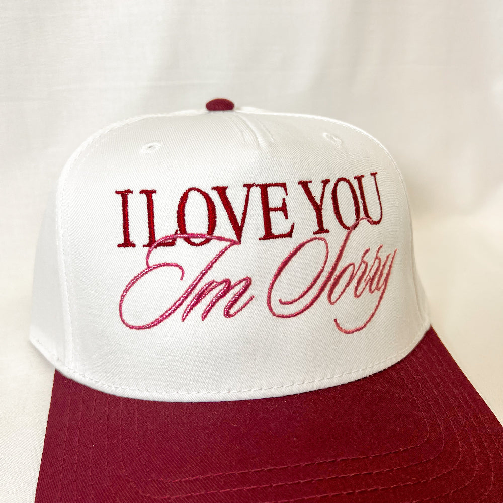 I Love You I'm Sorry Trucker Hat