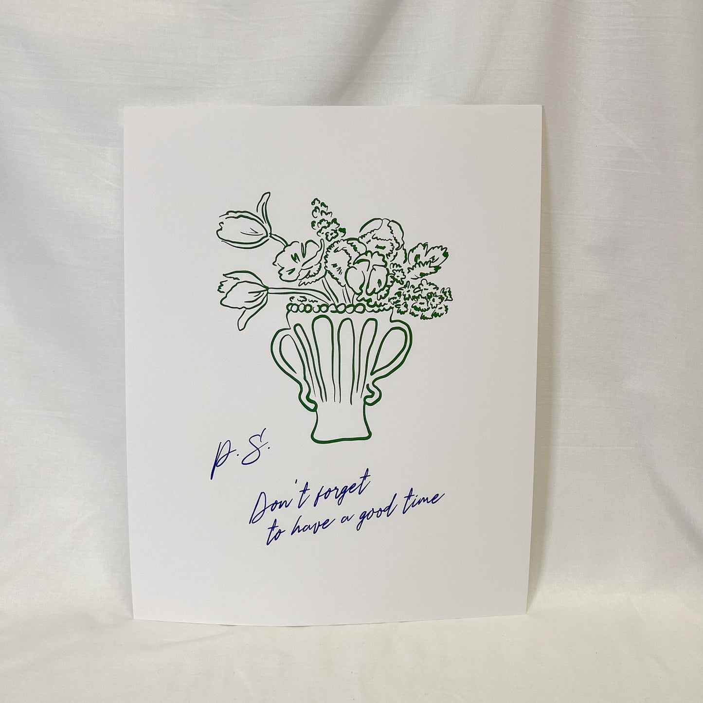 Good Time Bouquet Wall Art Print