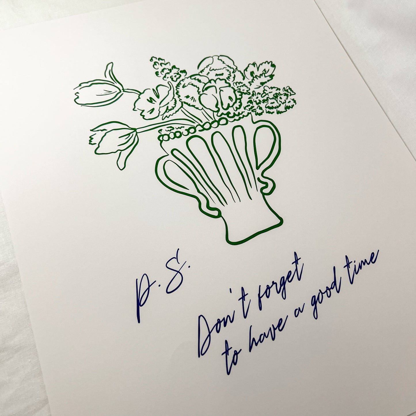 Good Time Bouquet Wall Art Print