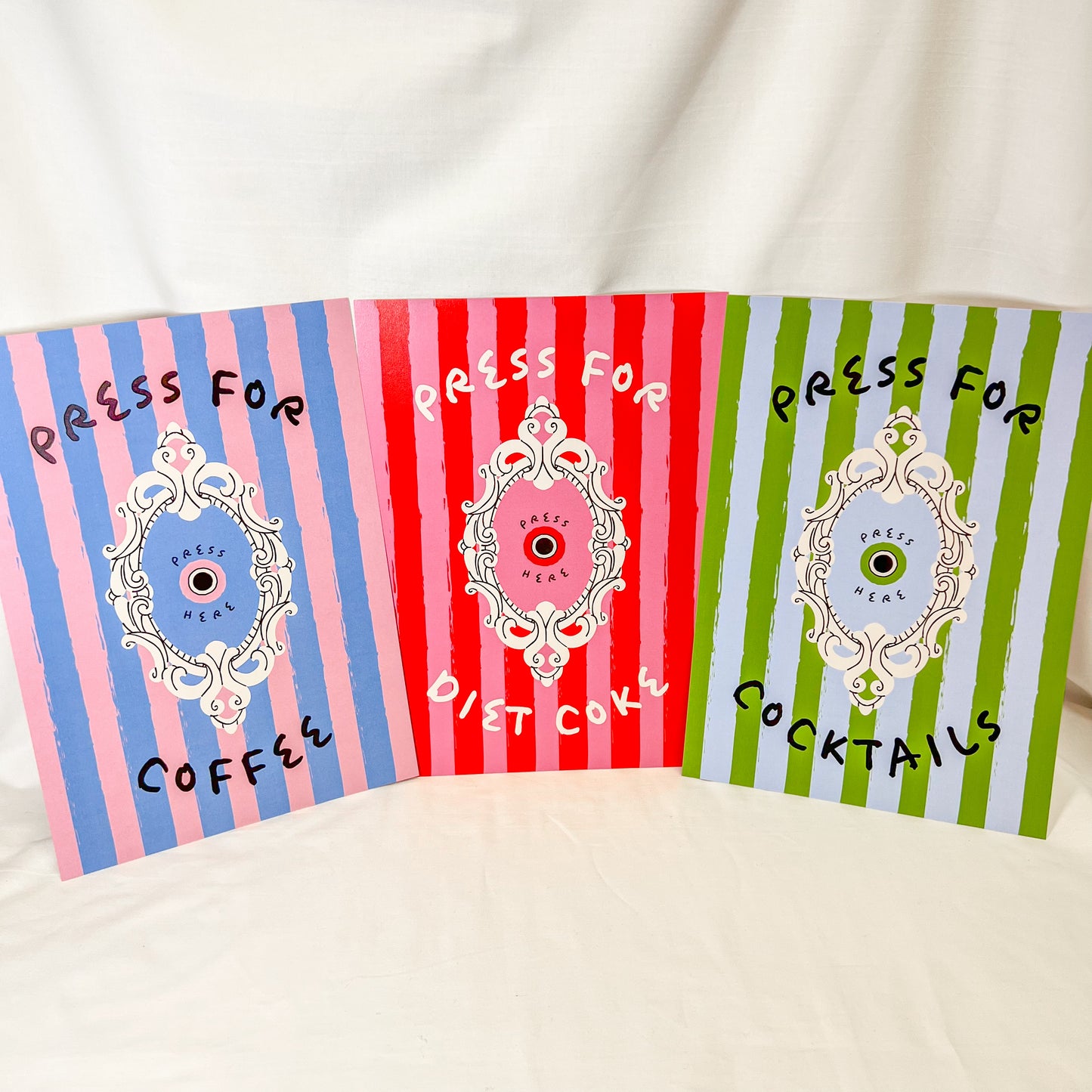 Press For Cocktails Wall Art Print