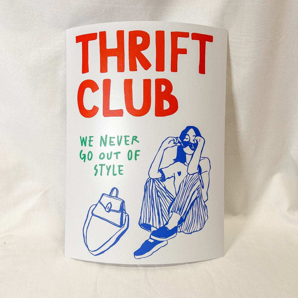 Thrift Club Wall Art Print