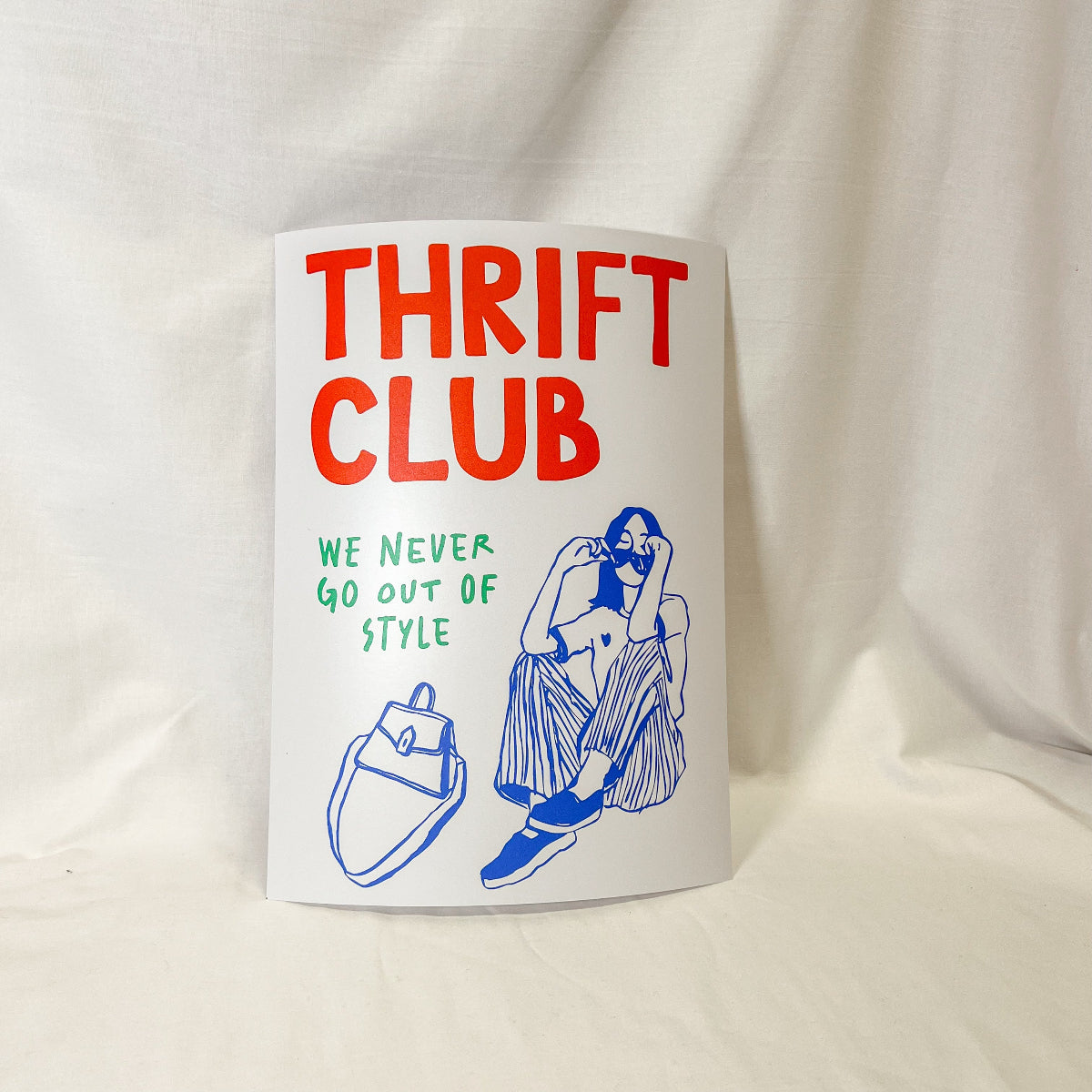 Thrift Club Wall Art Print