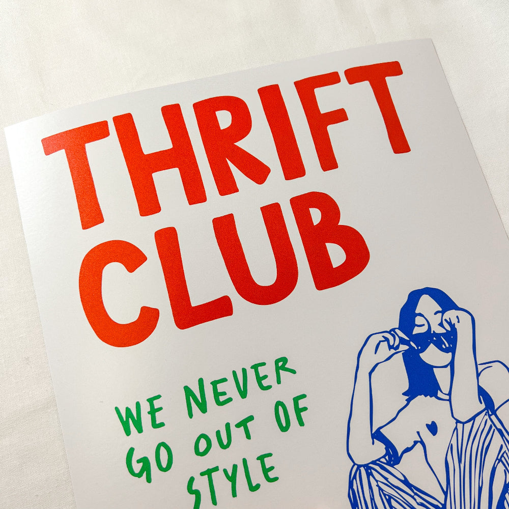 Thrift Club Wall Art Print