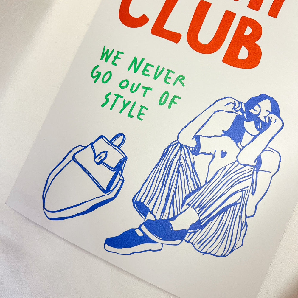 Thrift Club Wall Art Print