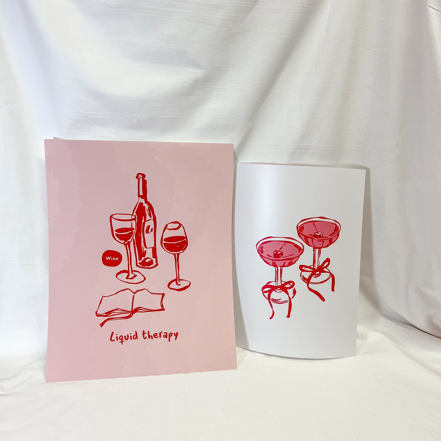 Cherry Cocktail Wall Art Print