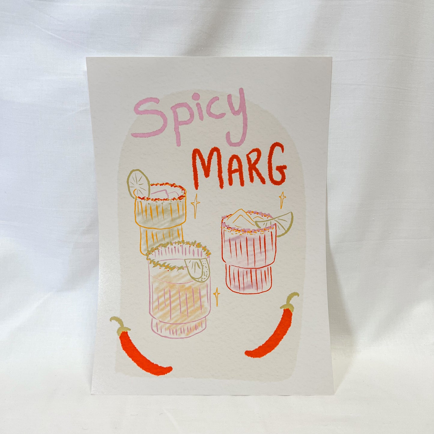 Spicy Marg Wall Art Print