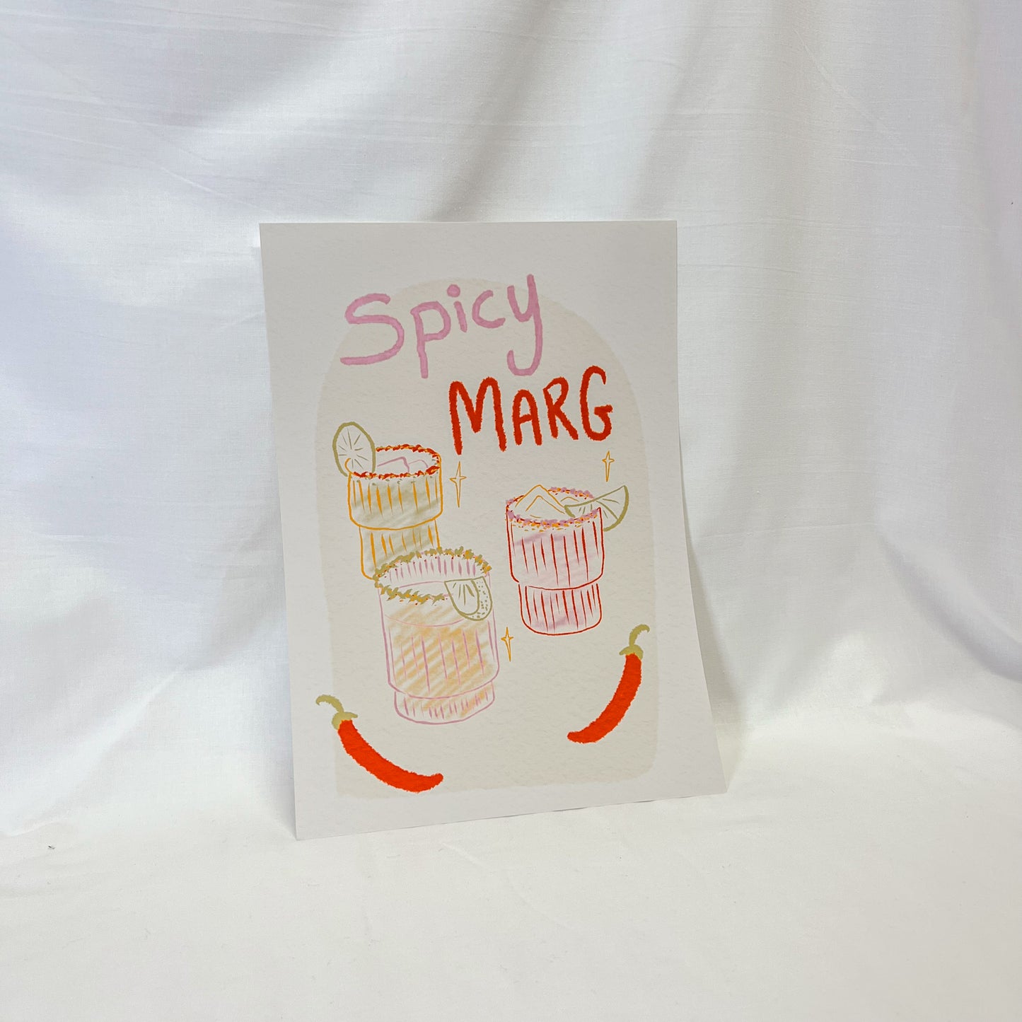 Spicy Marg Wall Art Print