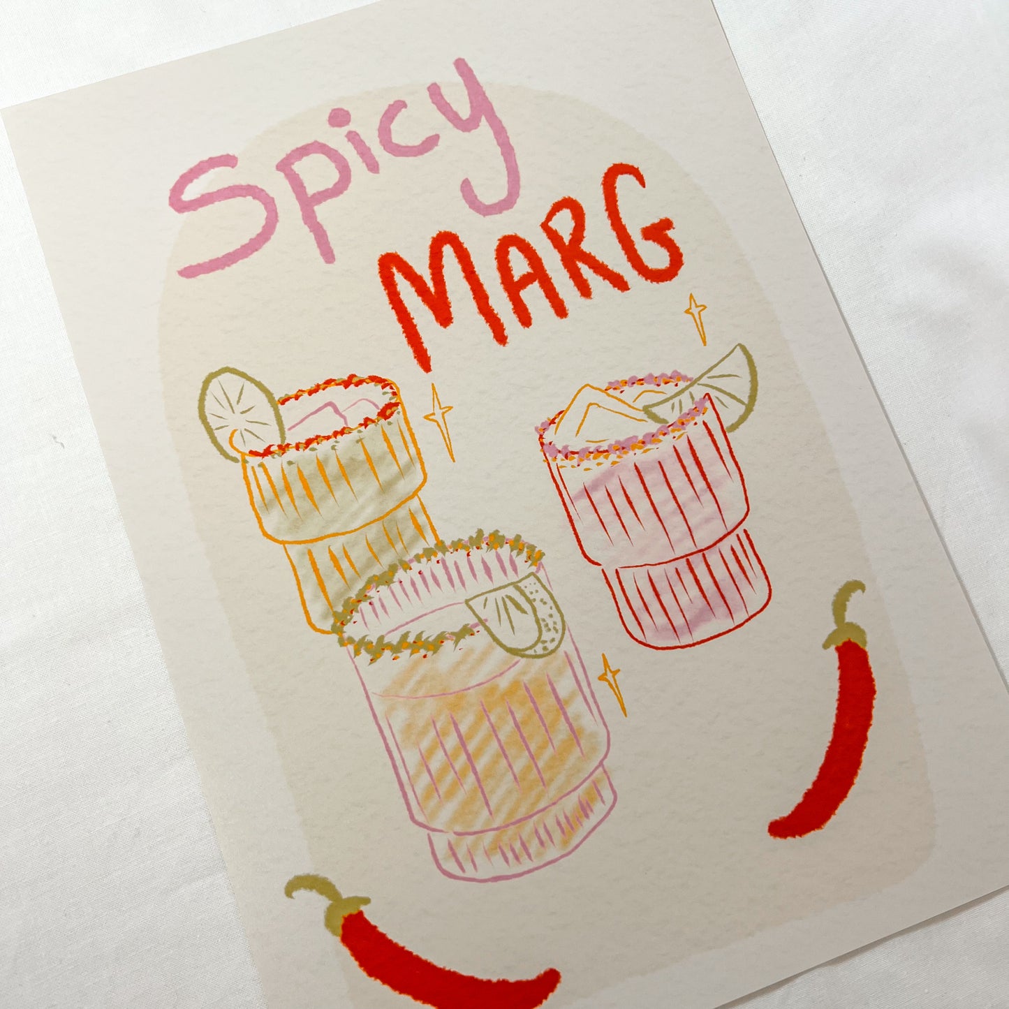 Spicy Marg Wall Art Print