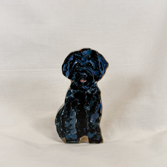 Acrylic Mini Black Doodle