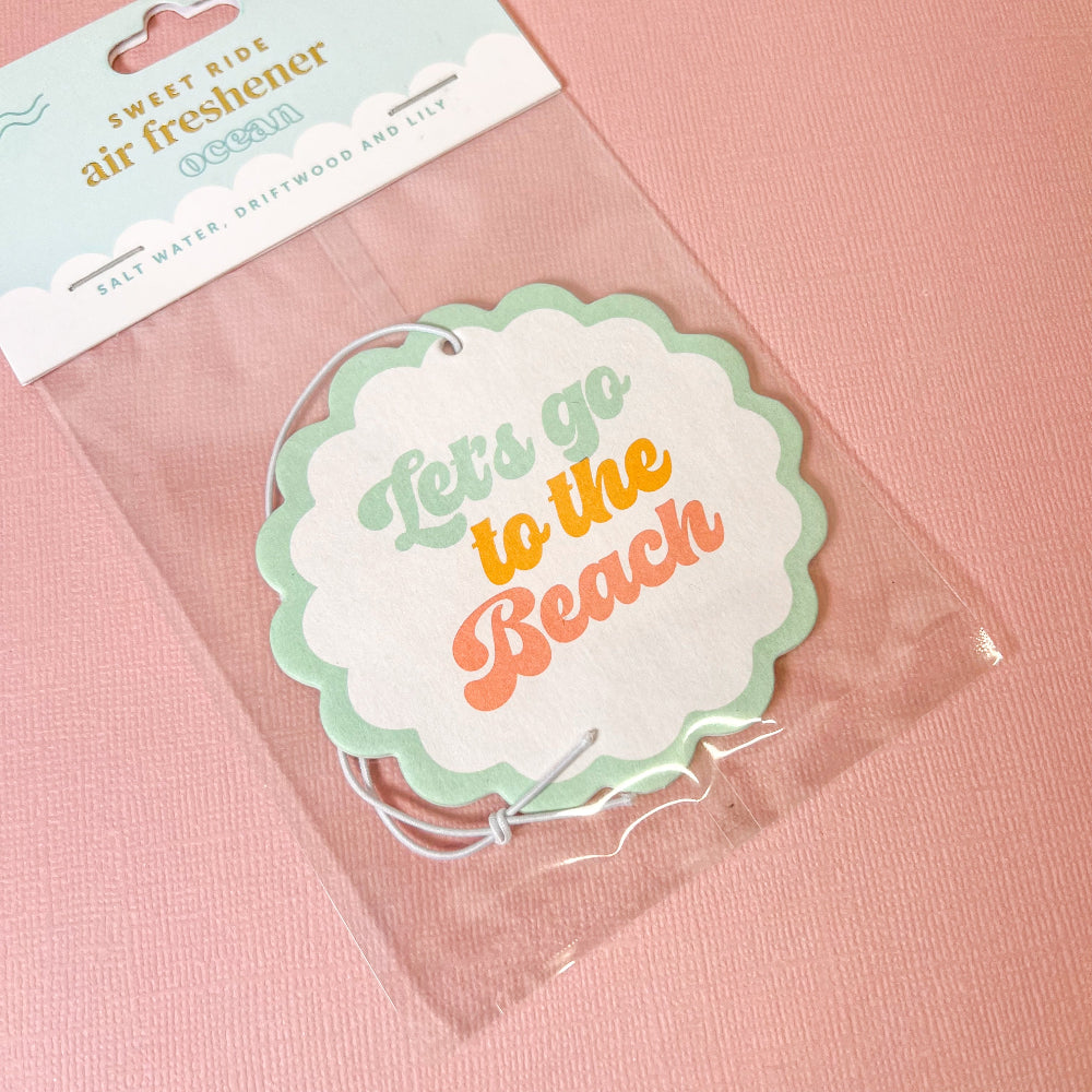 To The Beach Car Air Freshener