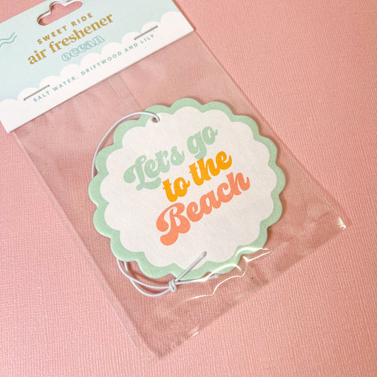 To The Beach Car Air Freshener