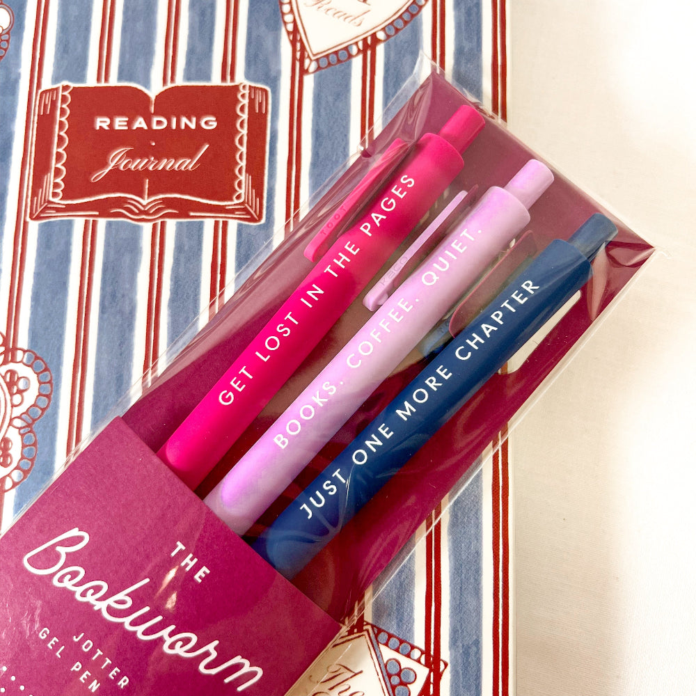 The Bookworm Pen Set