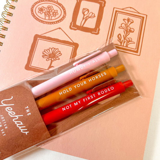 Yeehaw Pen Set