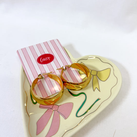 Jumbo Gold Hoop Earrings