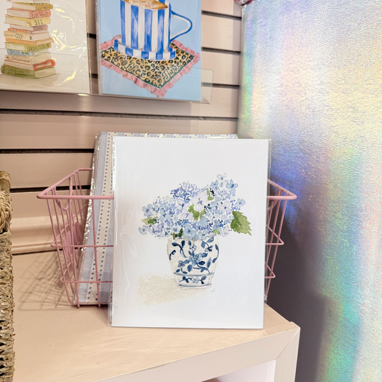 Hydrangea Bouquet Wall Art Print