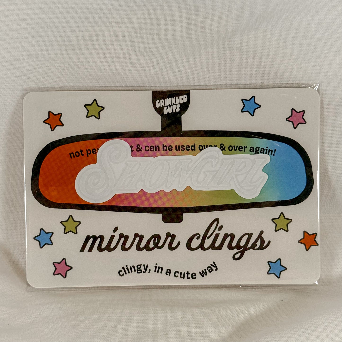 Showgirl Mirror Cling