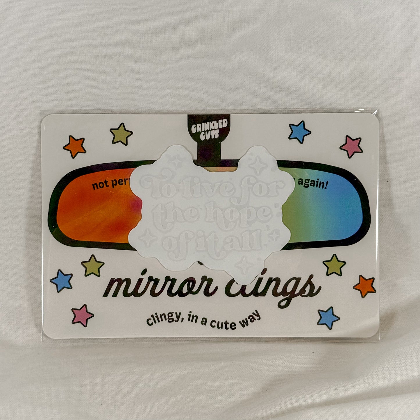 Hope Of It All Car Mirror Cling