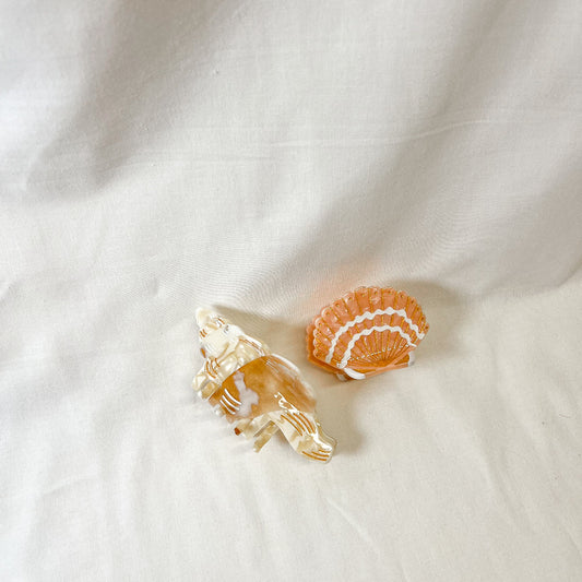 Conch Shell Claw Hair Clip