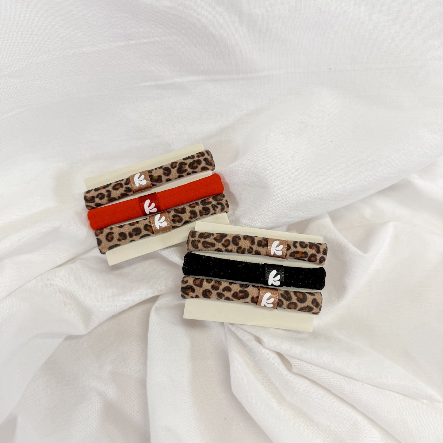 Cheetah Soft Hair Tie Set