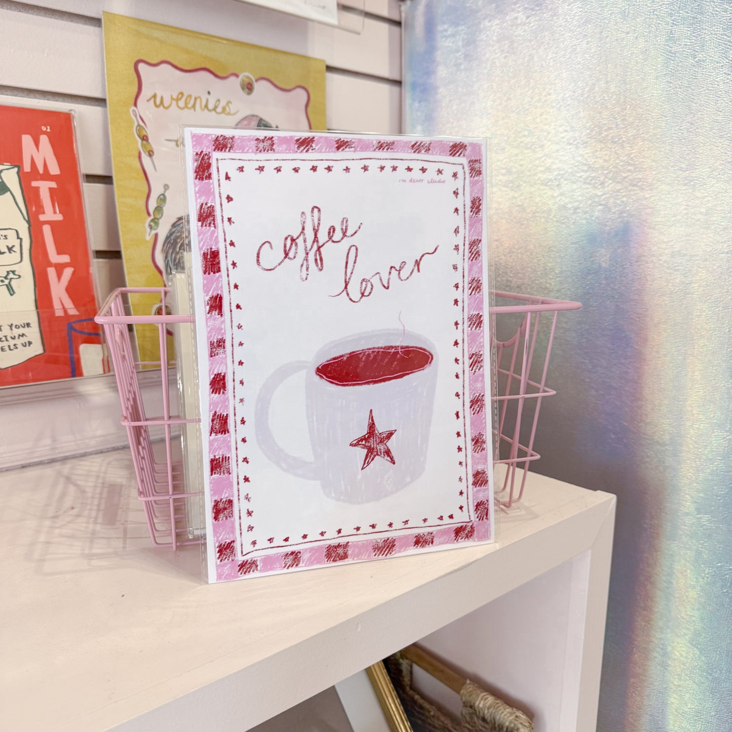 Coffee Lover Mug Wall Art Print