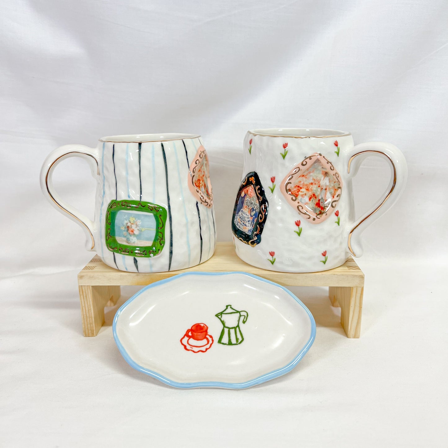 Painted Portraits Mug