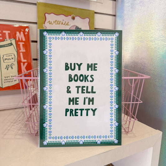 Buy Me Books Wall Art Print