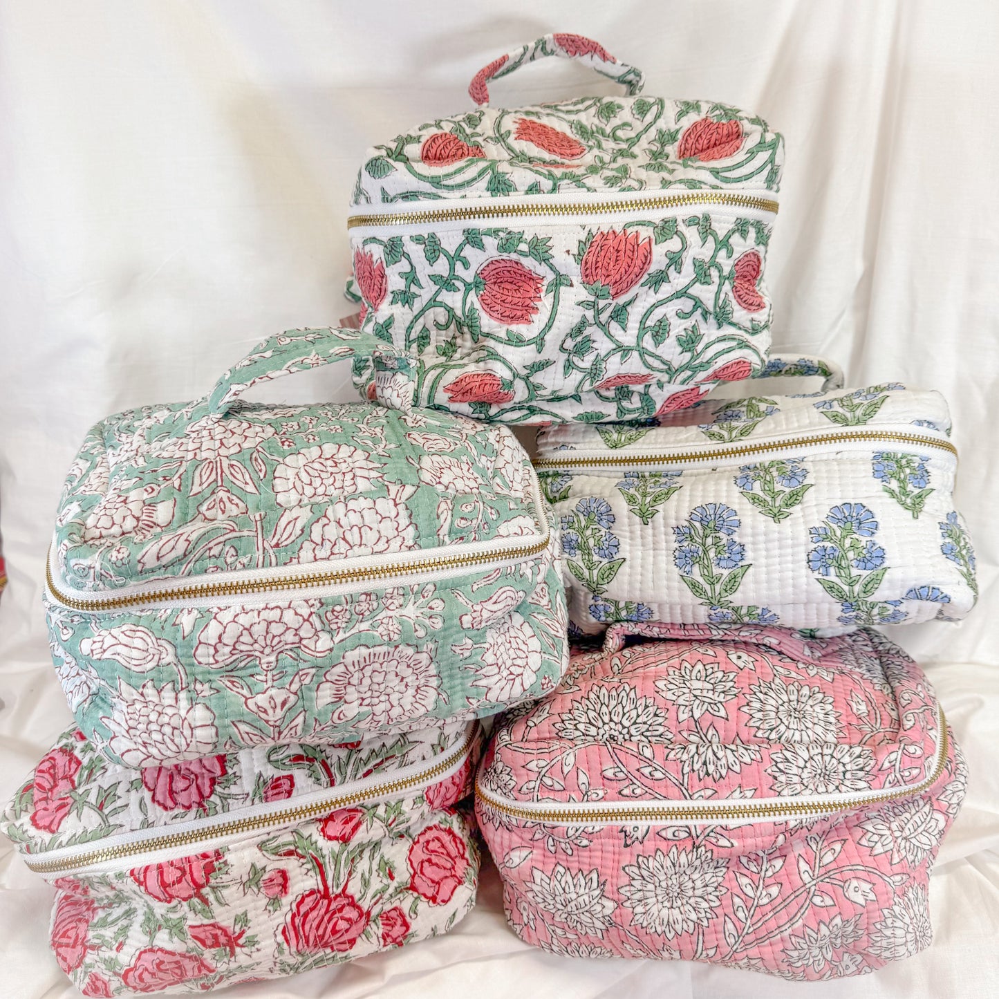 Block Print Toiletry Bag