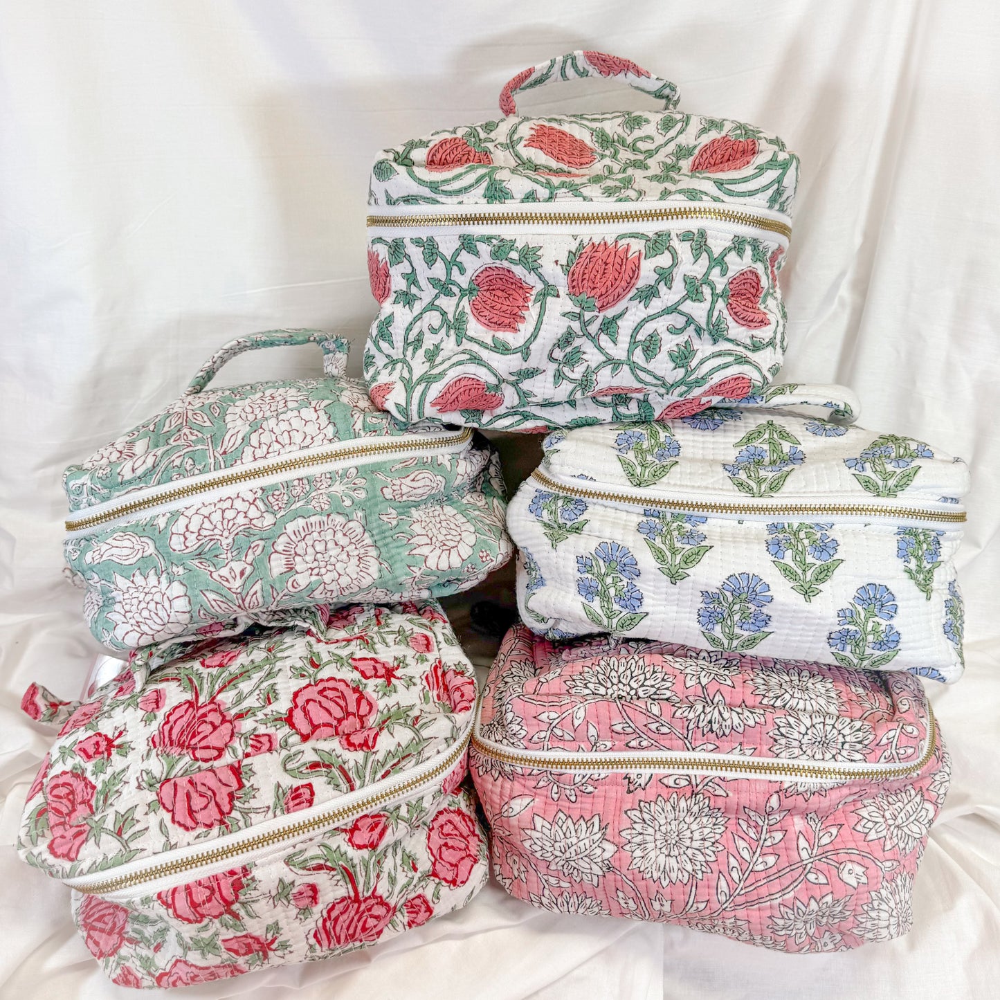 Block Print Toiletry Bag