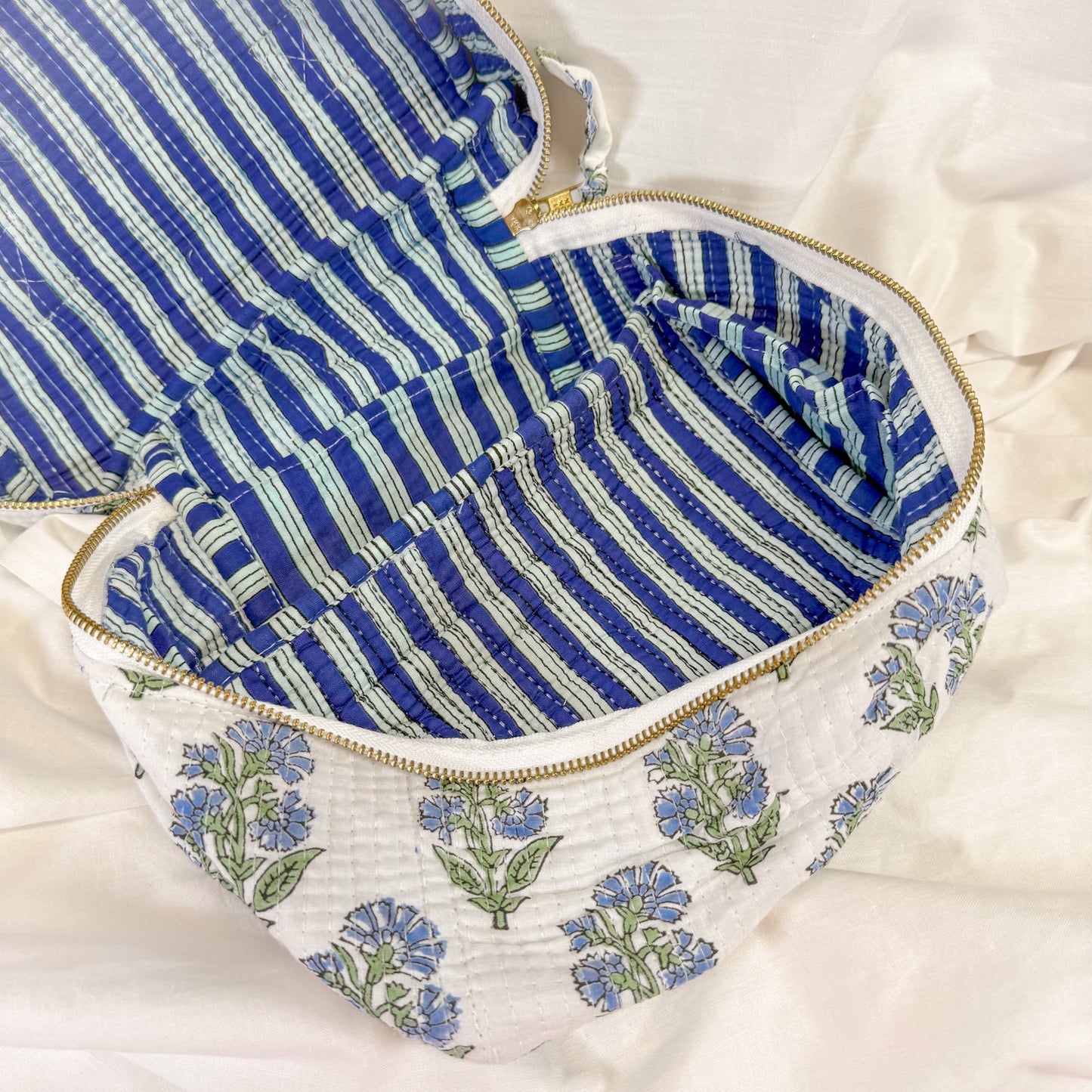 Block Print Toiletry Bag