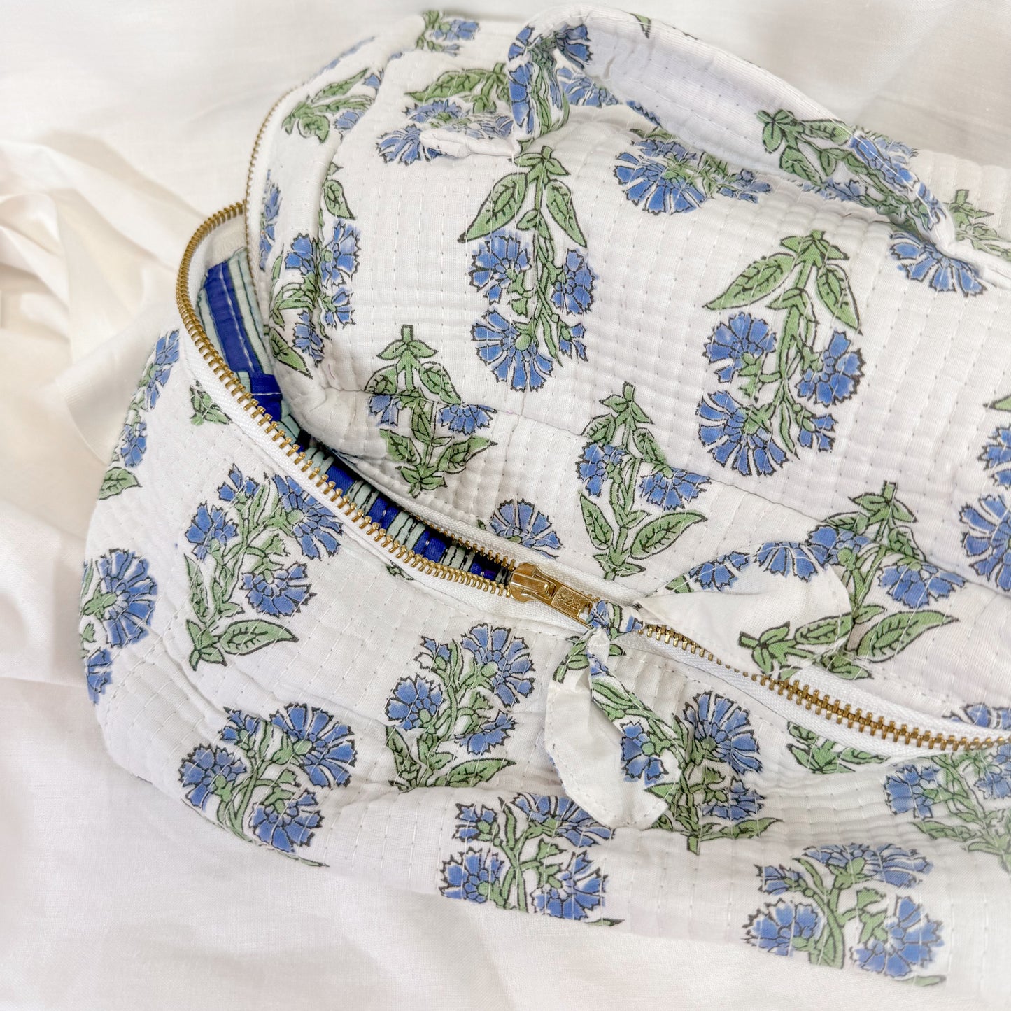 Block Print Toiletry Bag