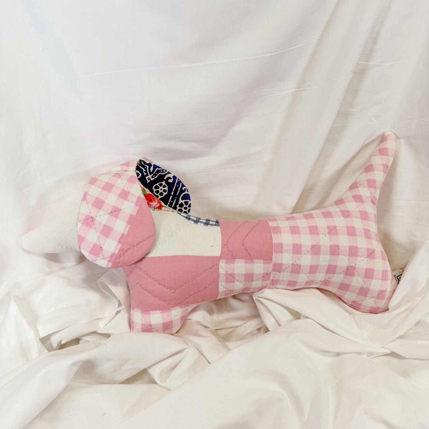 Quilted Dachshund Pillow